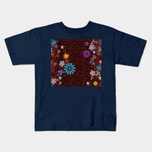 Colorful floral pattern Kids T-Shirt